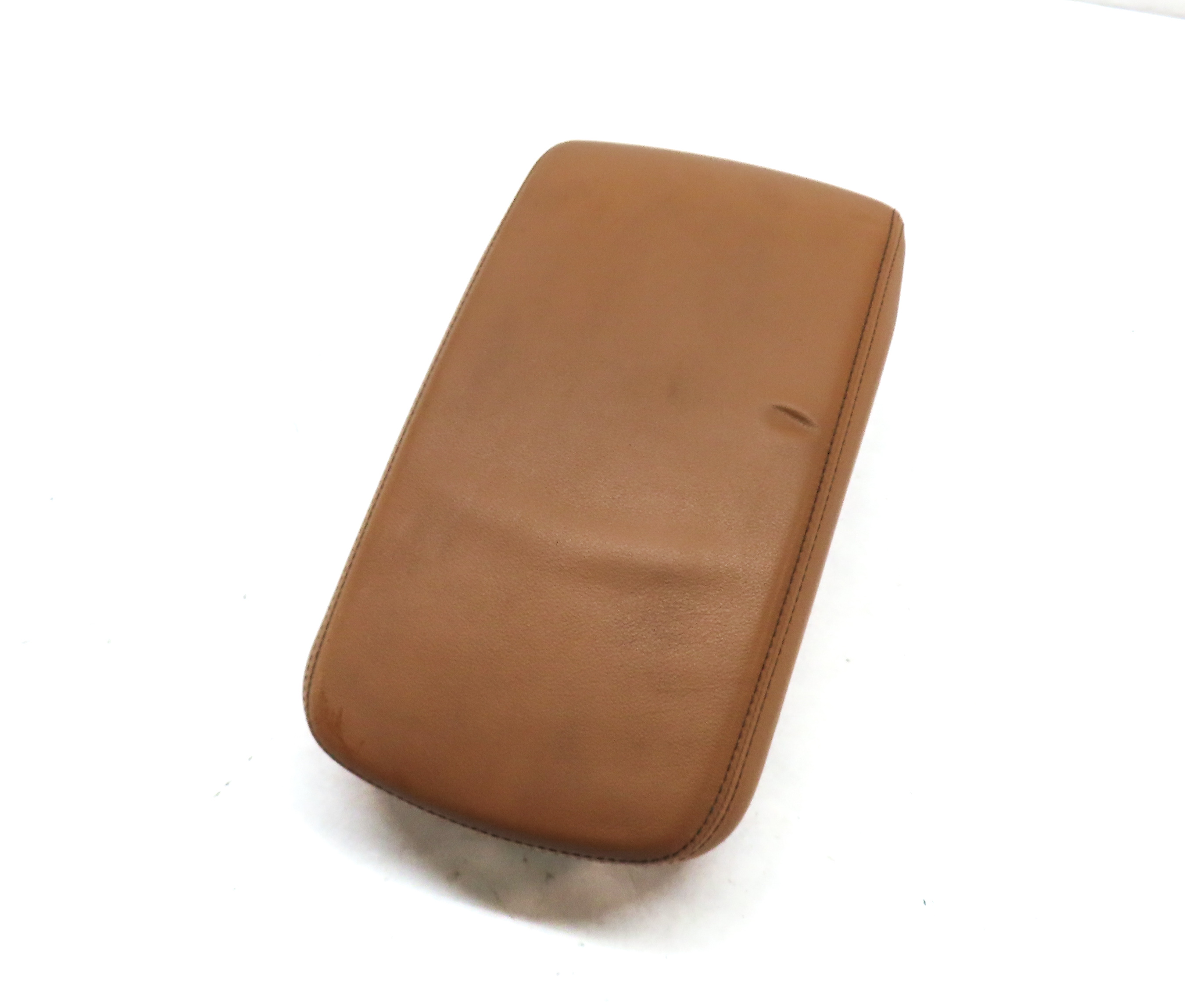 2018-2021 BMW X3 (G01) FRONT CENTER CONSOLE ARMREST LID LEATHER (COGNAC) — exact item pictured